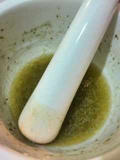 A picture of First date salad dressing(garlic slap first date.lol).