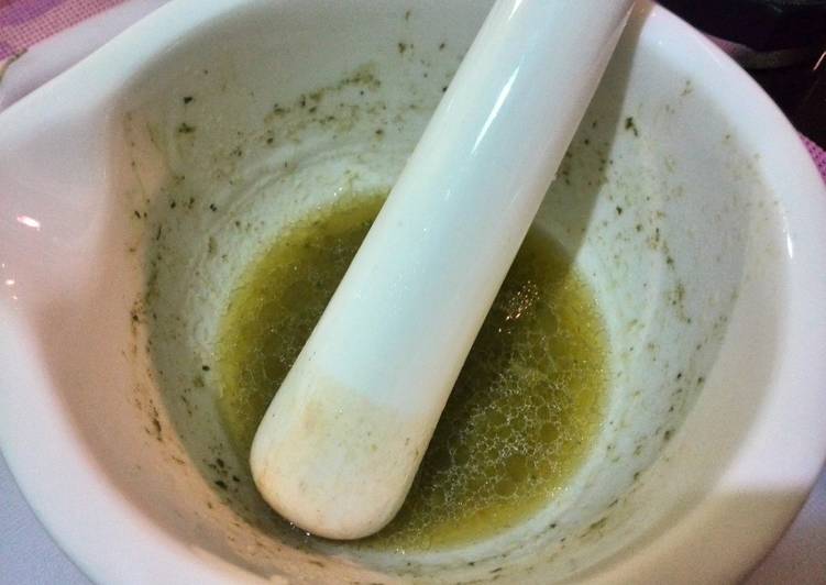 Step-by-Step Guide to Make Quick First date salad dressing(garlic slap first date.lol)