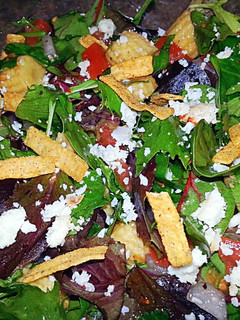 A picture of Fresh Mexican Corn Cobbette SaladWith Avocado Dressing`.