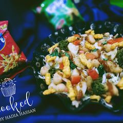 A picture of Mix plate chat 😋.