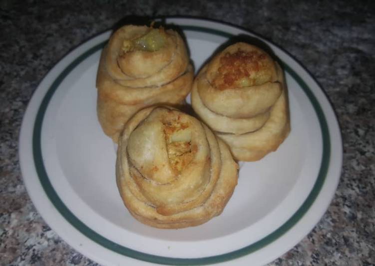 Recipe of Perfect Chicken Rose roll