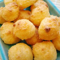 A picture of Healthy with Okara! Light and Fluffy Cheese Snacks.