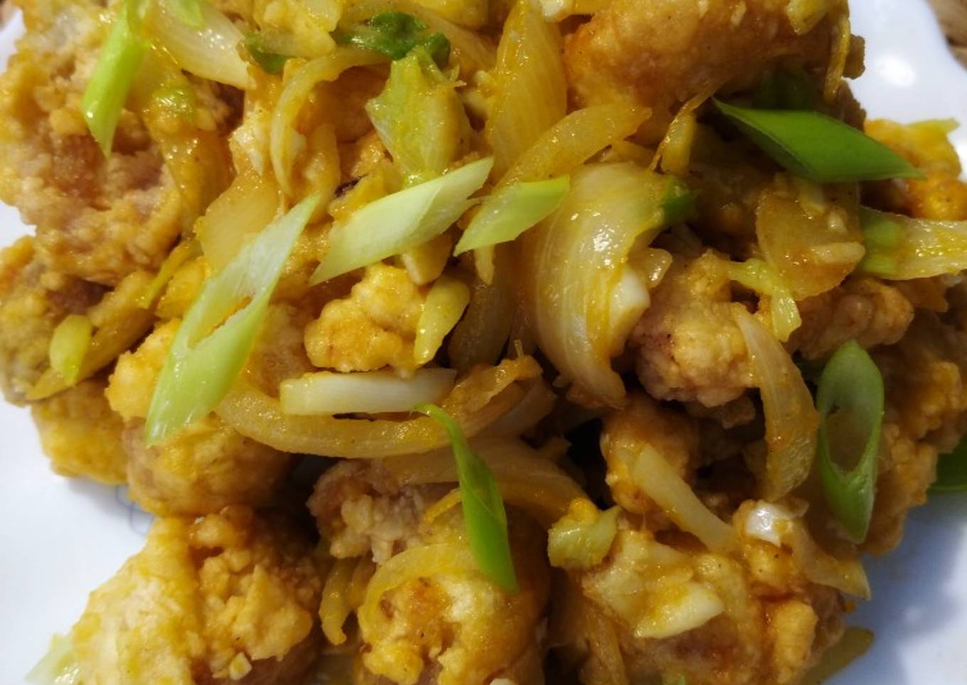 Chicken salted egg