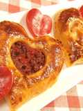 Easy with Frozen Puff Pastry Heart-shaped Meat Pie