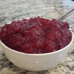 Cranberry orange pineapple relish A picture of Cranberry orange pineapple relish.