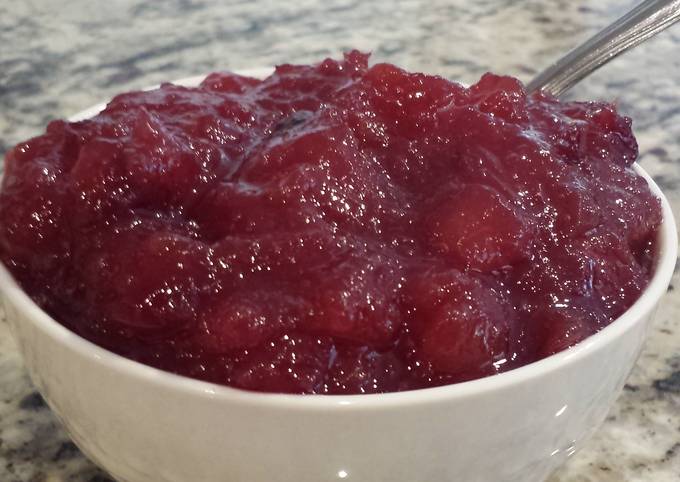 Cranberry orange pineapple relish