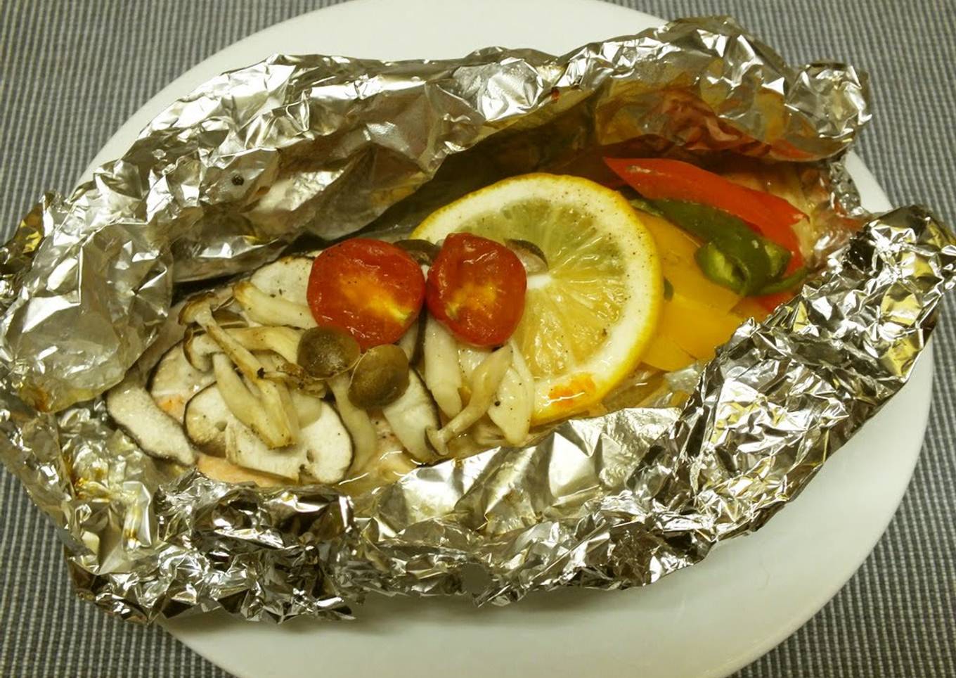 Salmon Baked in Foil