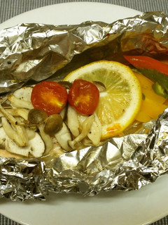 A picture of Salmon Baked in Foil.