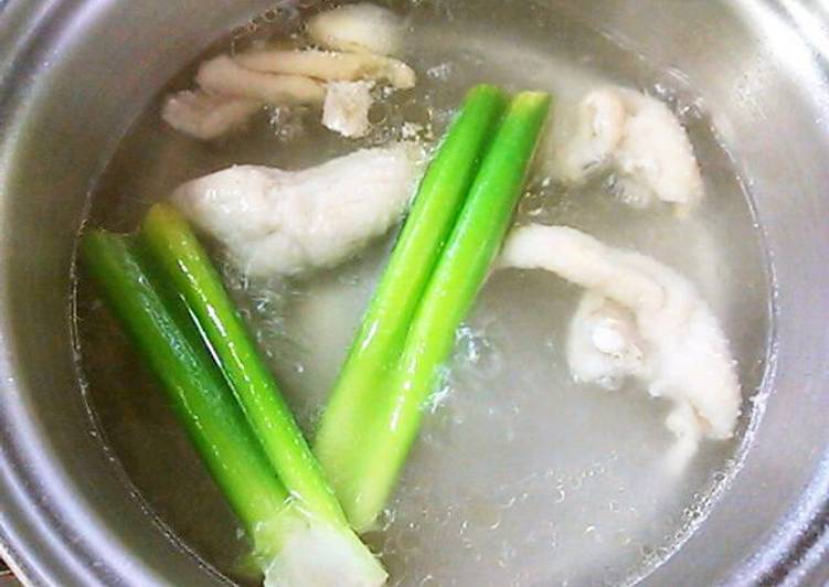Recipe of Ultimate Make Chicken Broth with Leftover Chicken Skin