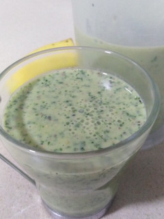 Una foto de Batido templado de kale