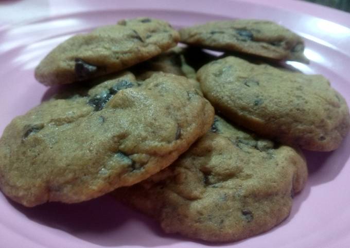 Resep Chocolate Cookies Soft Chewy Oven Tangkring yang Enak