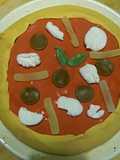 Fake-pizza birthday cake