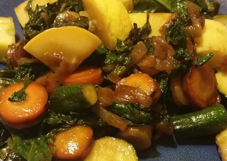 Recipe of Homemade Kale and zucchini salad