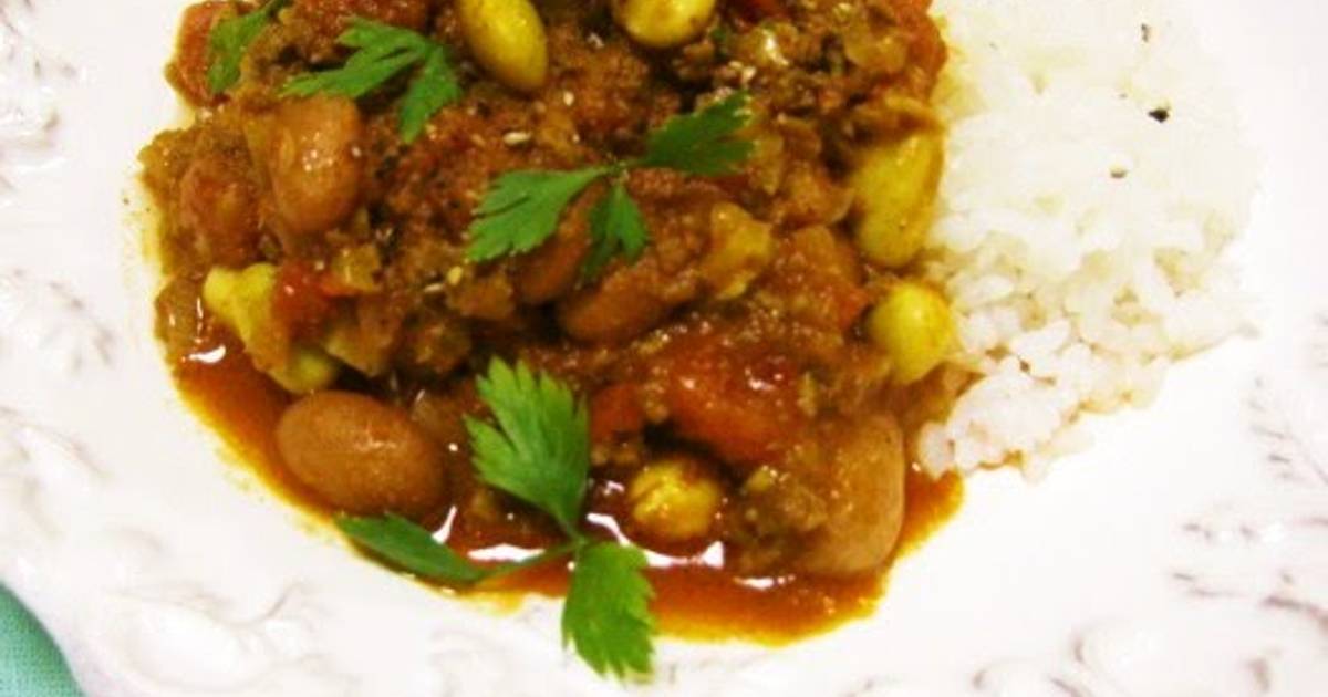Spicy Beef Mince and Bean Stew with Tomatoes Recipe by cookpad.japan