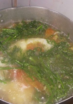 Hình của món Canh Cá Lóc (Cá Tràu) Thì Là.