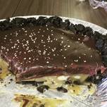 Dark Chocolate & Salted Caramel Oreo Pie