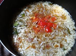 Foto resep Sayurnya Lontong Balap