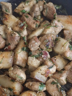 A picture of Celery Buttered Pork.