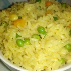 A picture of Simple vegetable rice.