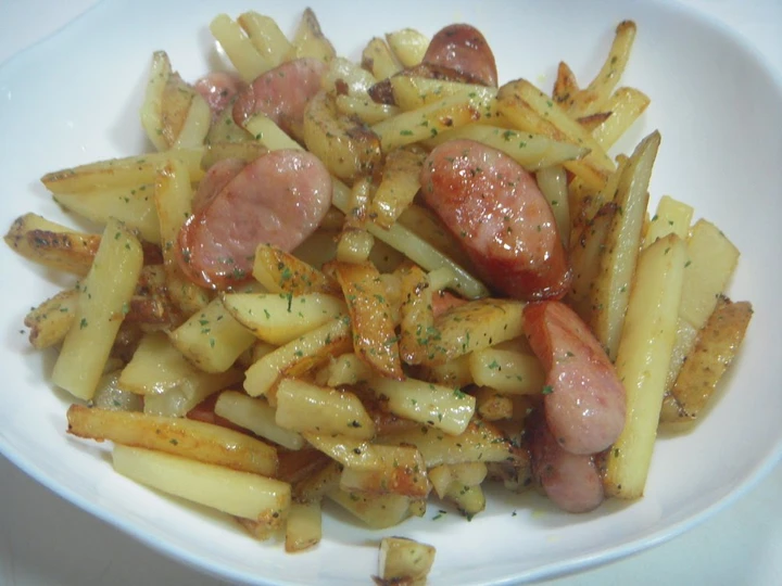 Easy Way Make Done in a Flash! New Potatoes Stir-Fried with Butter-Curry Seasoning the So Delicious You can take Joss in your mouth