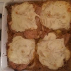A picture of Pork chop casserole.