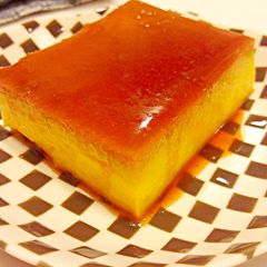 A picture of For Halloween Rich and Smooth Kabocha Squash Custard Pudding.