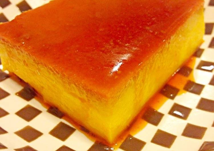 Easiest Way to Make Favorite For Halloween Rich and Smooth Kabocha Squash Custard Pudding