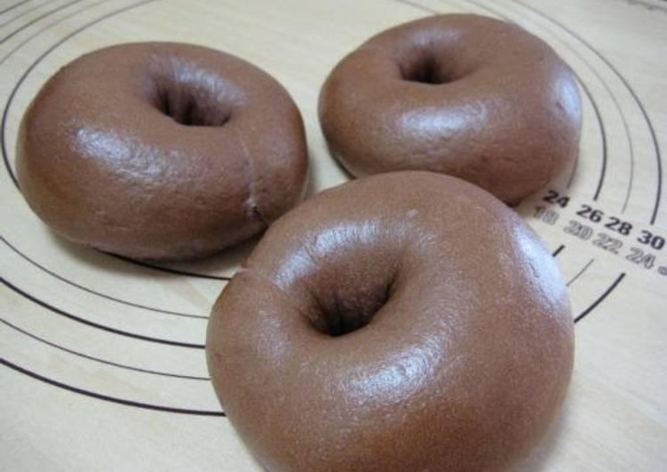 Recipe of Any-night-of-the-week Easy Chocolate Bagels