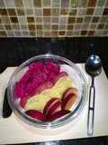 Overnight Oatmeal Fruits Bowl