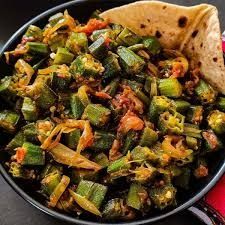 A picture of Bhindi Fry.