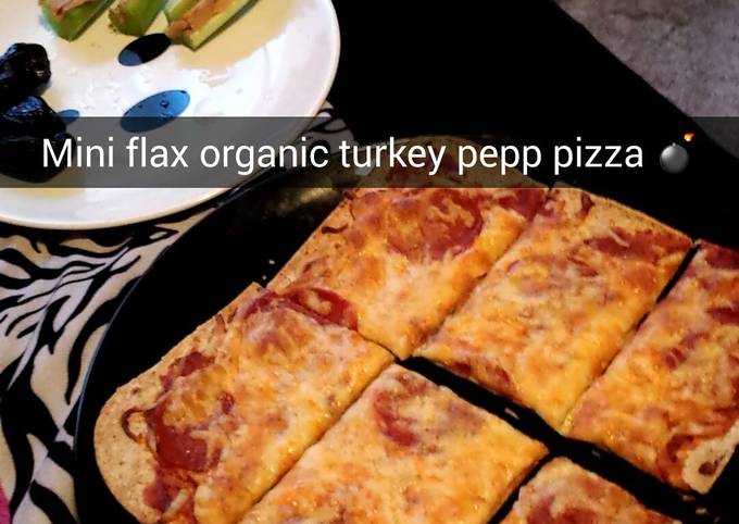 Recipe of Ultimate Flax seed flat bread pizza