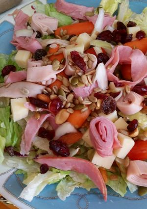 A picture of Loaded salad.