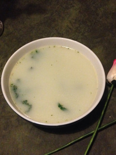 A picture of Olive Garden's Zuppa Toscana.