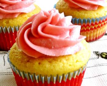 Popular Cuisine Classic American Vanilla Cupcakes Practical Delicious
