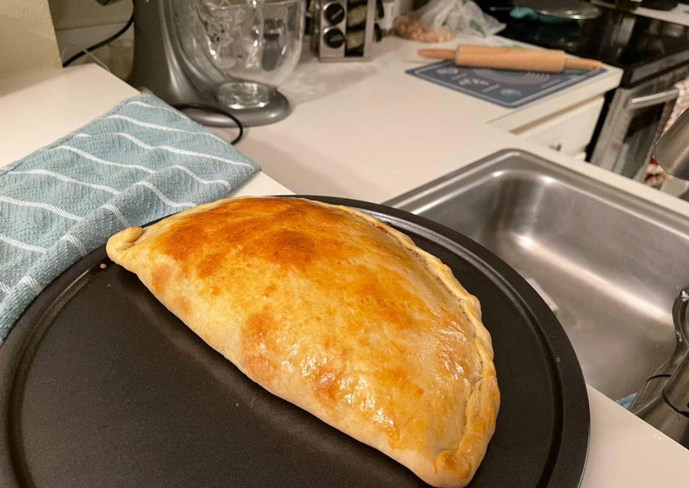 Tarta de pollo y espinaca súper cremosa (masa casera!)