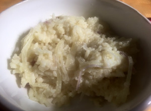 Una foto de Arroz con huevo revuelto