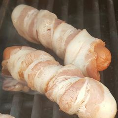 Grilled Bacon Dogs A picture of Grilled Bacon Dogs.