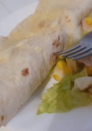 Une photo de Durum, farce au poulet