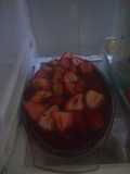 Postre de chocolate con 🍓