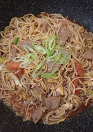 Foto resep Mie nyemek gochujang (fusion)