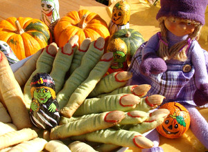 Halloween boszorkány ujjak recept fotója