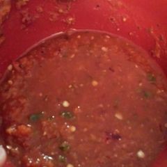 A picture of Hot salsa.