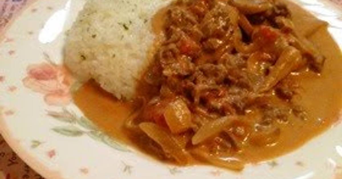 Quick Beef Stroganoff made in a Fry Pan Recipe by cookpad.japan Cookpad