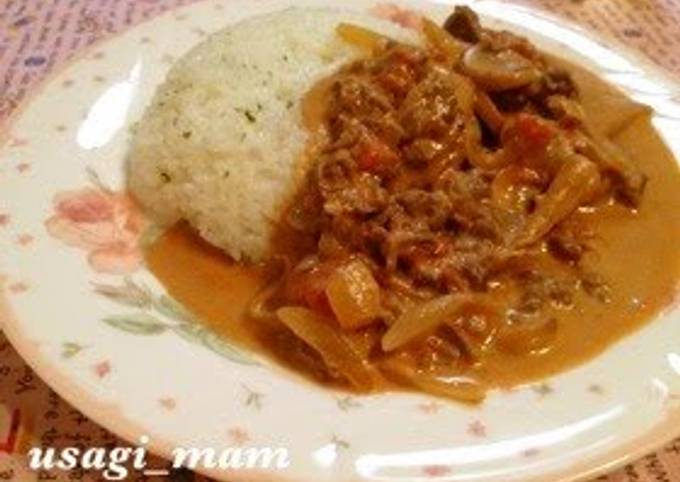 Quick Beef Stroganoff made in a Fry Pan
