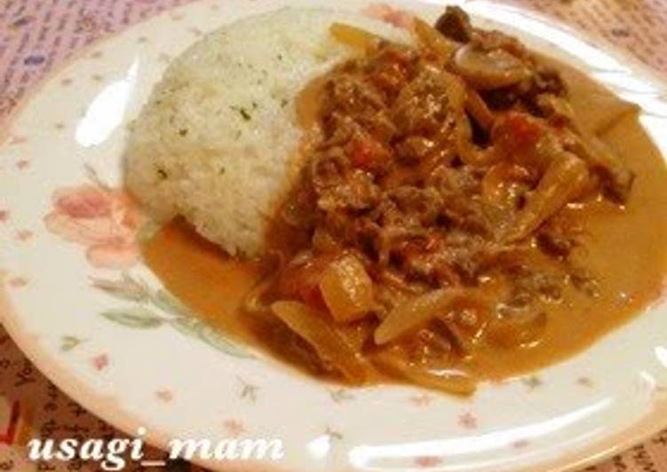 Recipe of Perfect Quick Beef Stroganoff made in a Fry Pan