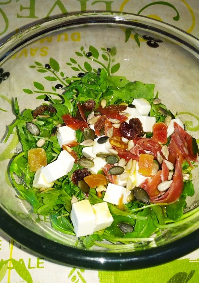 Una foto de Ensalada de rúcula
