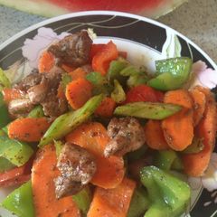 A picture of Jerk Chicken Stir Fry.