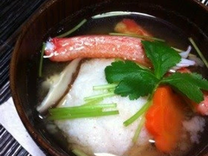 Easy Steps to Prepare Crab Stick Cake Soup with Grated Daikon Radish the  Makes Drooling Tasty