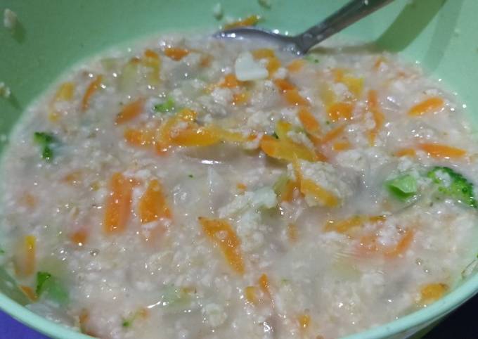 Resep Bubur Oat Sayuran Herlinwidodo Oleh Herlin Widodo Cookpad