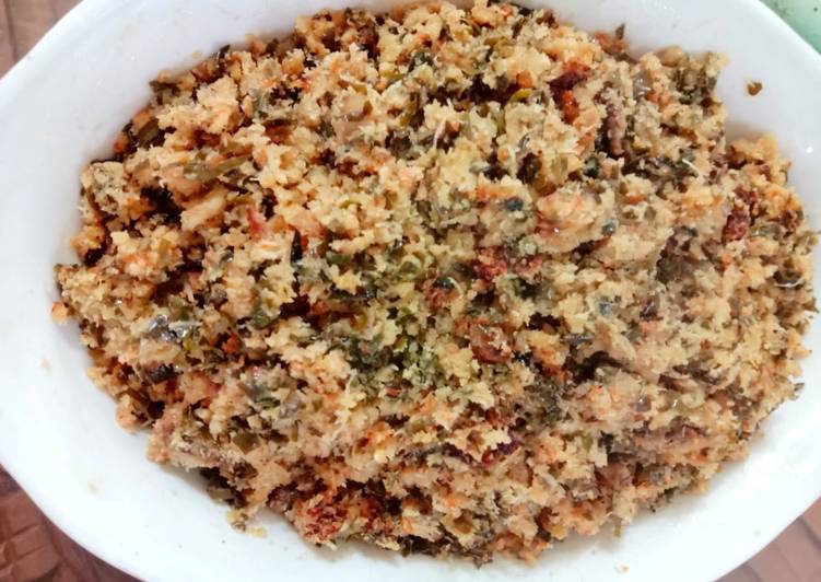 Resep: Urap Daun Taya Ikan Patin murah